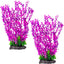 Plantas plásticas acuario decoración 20.4pulg 2uds