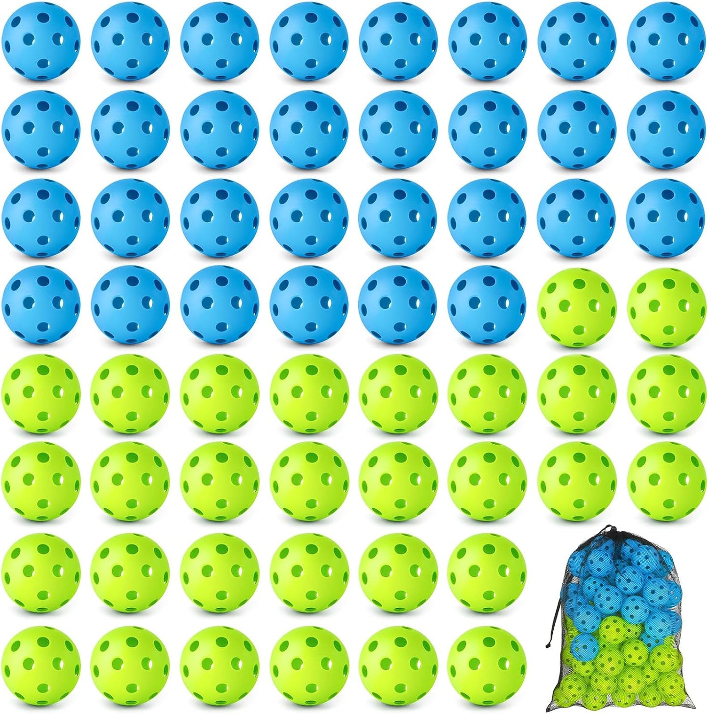 Pelotas béisbol práctica suaves plástico 2.8pulg