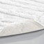 2 Tapetes Baño Algodón Suave Absorbente Relax White