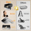 Caja arena acero inox XXXL 28x20.5x14 antifugas
