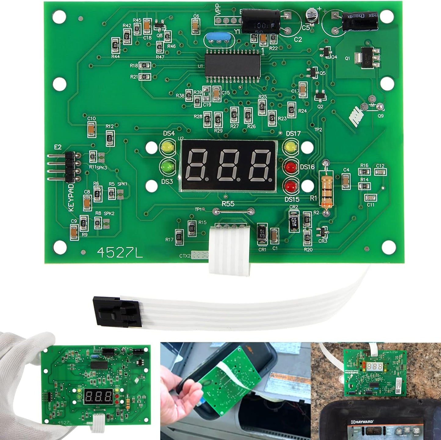 Repuesto placa visualización Hayward H350FDP H250IDL2