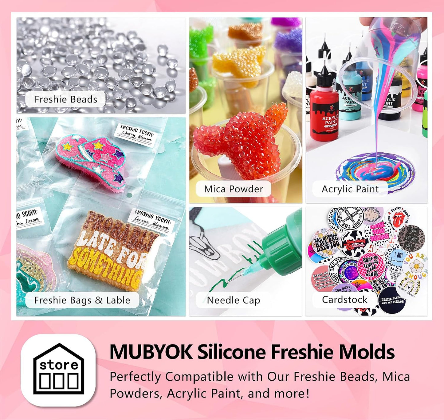 Molde silicona para perlas aroma automóvil