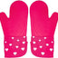 Juego 2 Pzas Manoplas Hornos Silicona Antiderrap Rosa