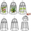 6 Cloches jardín para proteger plantas de animales