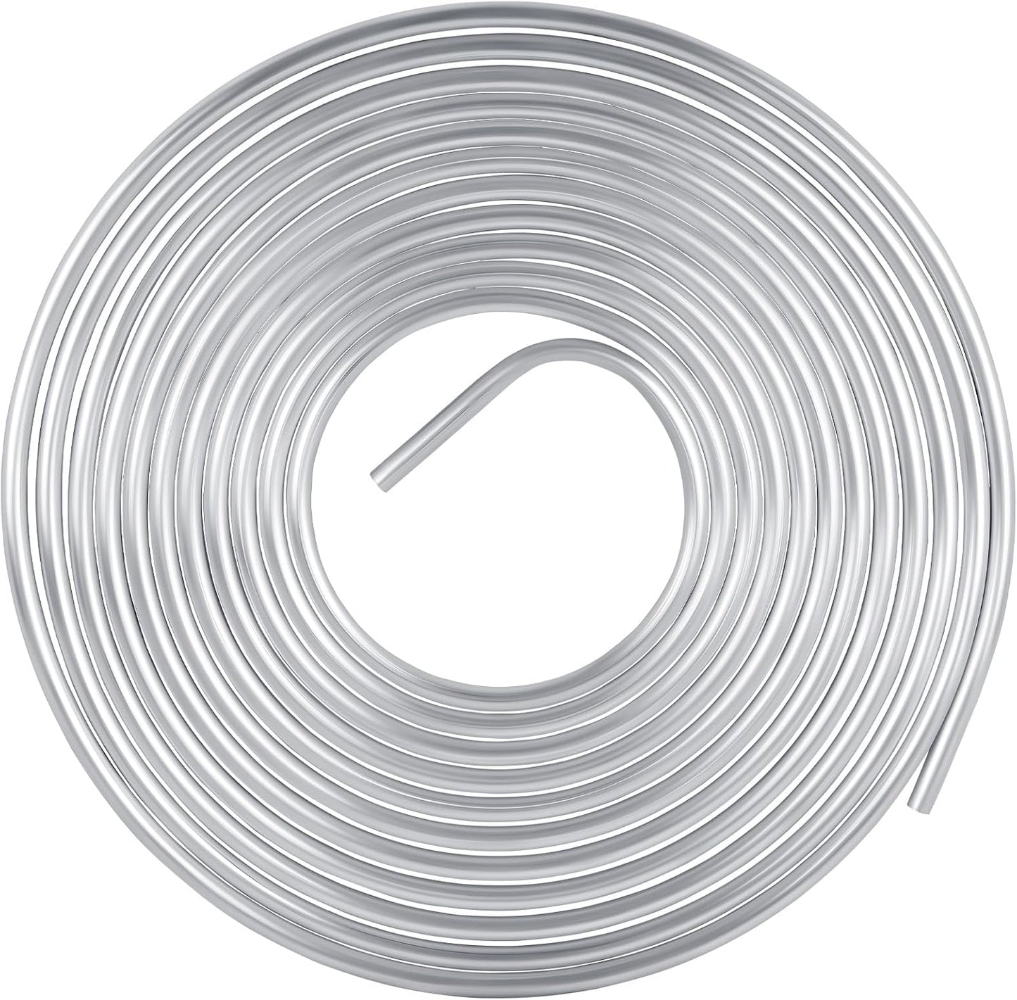 Tubo aluminio 5/16" 25ft resistente corrosión gas aceite