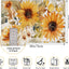 Tapete bienvenida girasol antiderrap 17x29.5pulg