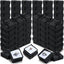 Set 120 cajas regalo anillos cartón lazo cuadrado 1.6x1.6"