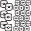 30 Filtros Aire Comp Echo SRM210 SRM225