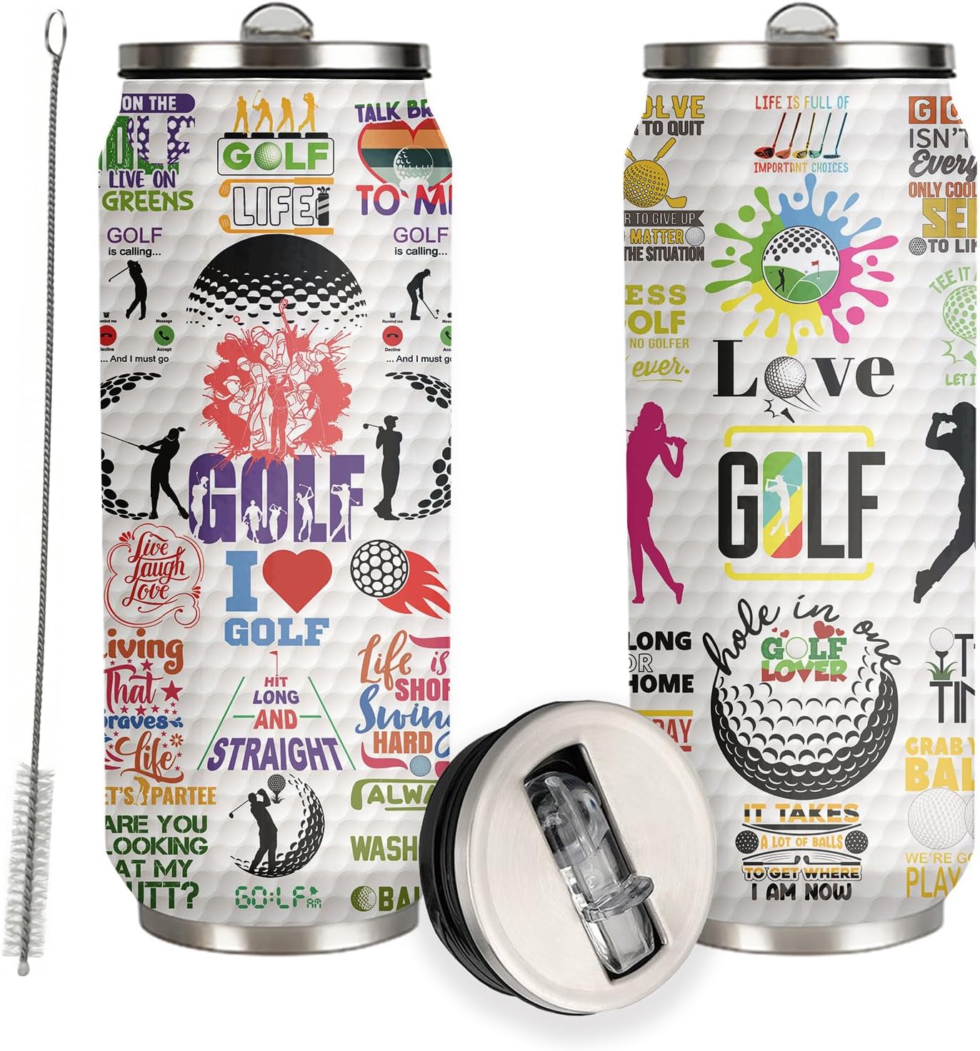 Vaso Tumbler Acero Inox 17oz Regalo Golf para Hombres