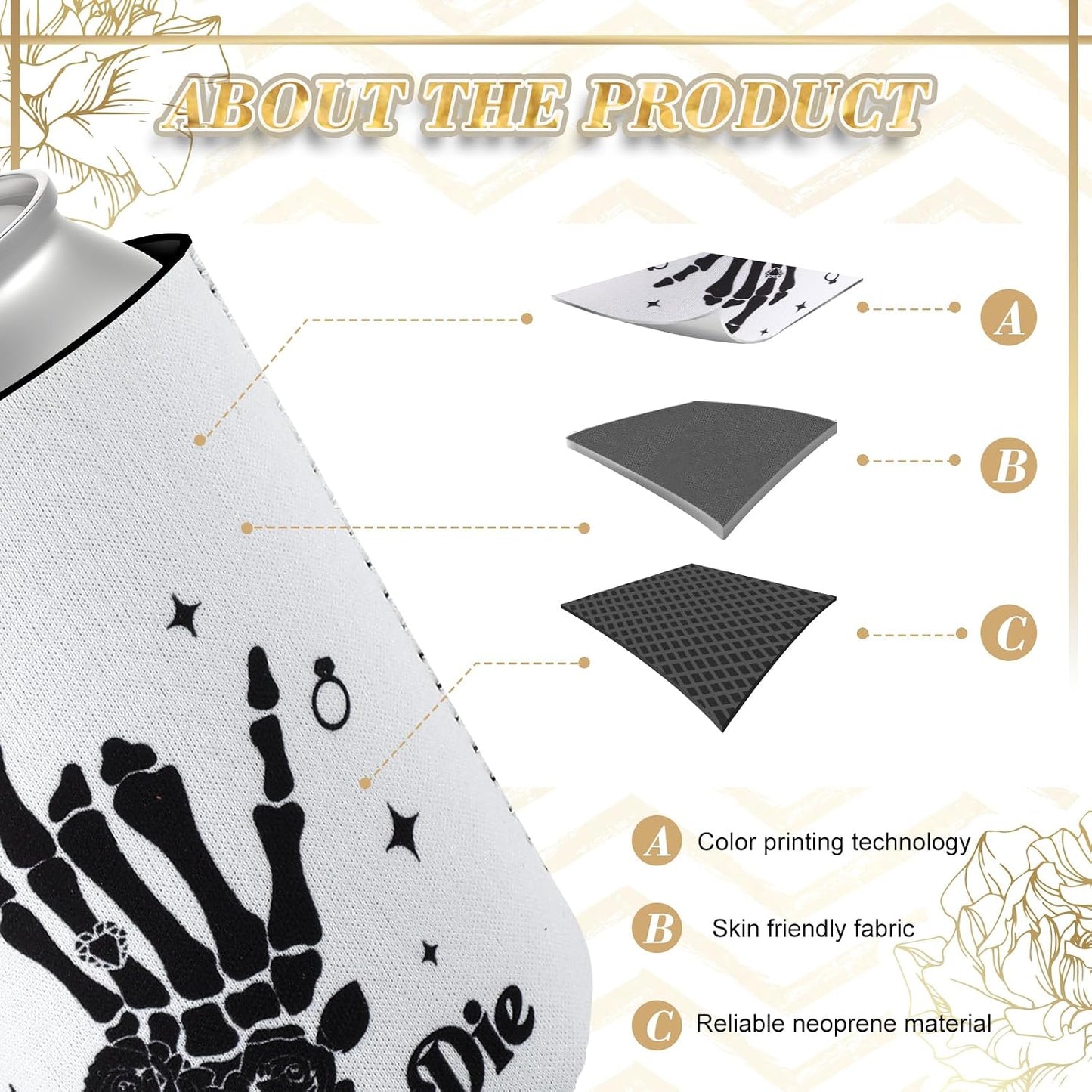 24 Fundas Neopreno para Despedida de Soltera Bodas