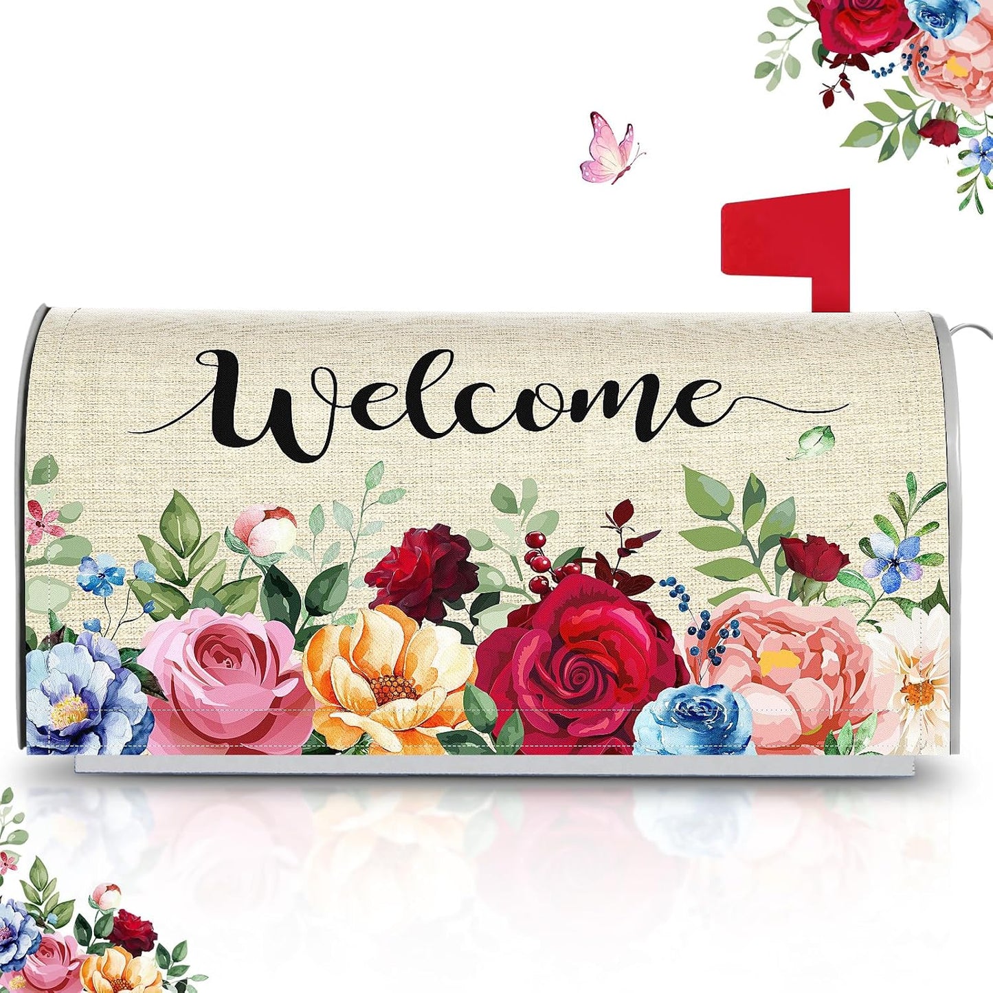 Fundas magnéticas para buzón 21x18pulg decoración primavera