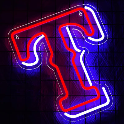 Letrero LED béisbol neón para pared club dormitorio