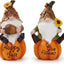 Estatua gnomo 2 pzas decoración otoño cocina hogar