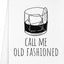 Toalla cocina call me old fashioned con saco harina color blanco