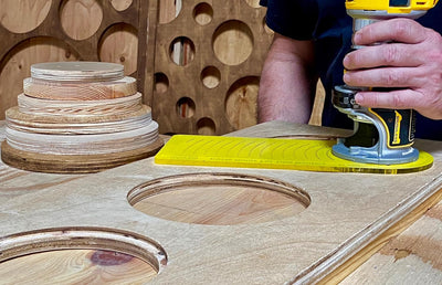 Jig madera grado A 290 círculos 1½-18 3/16" modelos PRO y estándar