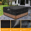 Cubierta bañera hidromasaje 600D poliéster 80x80x20" negro