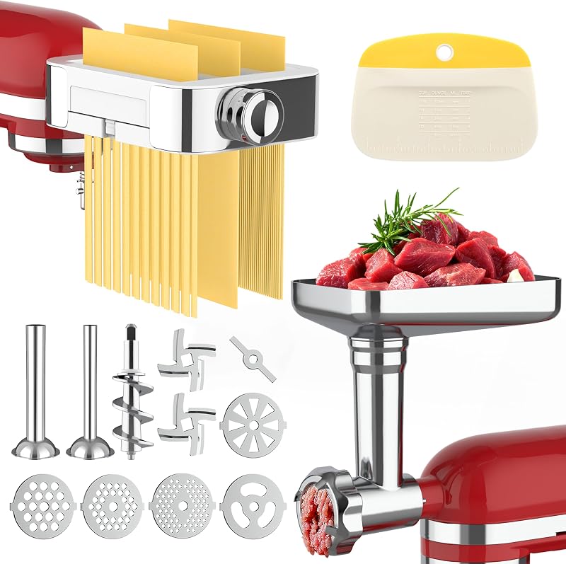 Set accesorios KitchenAid para molino carne y pasta