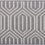 Alfombra puerta gris interior 20x31.5" bienvenida lavable