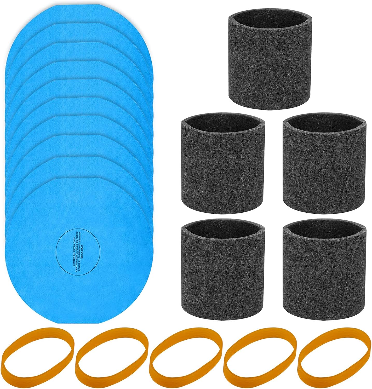 Funda espuma filtro aspiradora 5-16gal pack 5