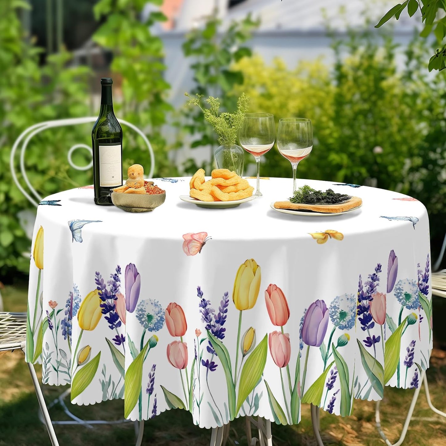 Mantel tulipán 70pulg impermeable bohemio verano