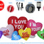 Corazones inflables 6ft LED para San Valentín patio