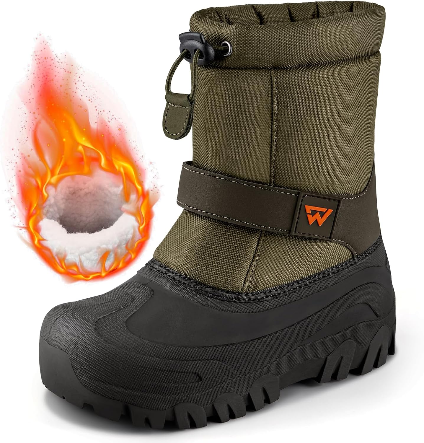 Botas nieve niños cálidas impermeables antiderrap