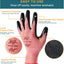 Guantes jardinería 6 Pzas natural latex con agarre