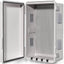 Caja conexiones eléctricas IP65 ventilada con cubierta gris