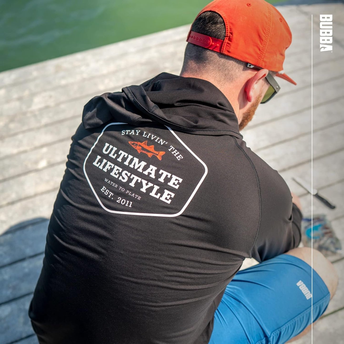 Pullover con Capucha UPF 50 para Pesca y Senderismo