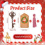 Abrebotellas con llave temática Navidad Papá Noel