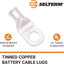 Terminal anillo cobre estañado 6 AWG 5/16" 10uds