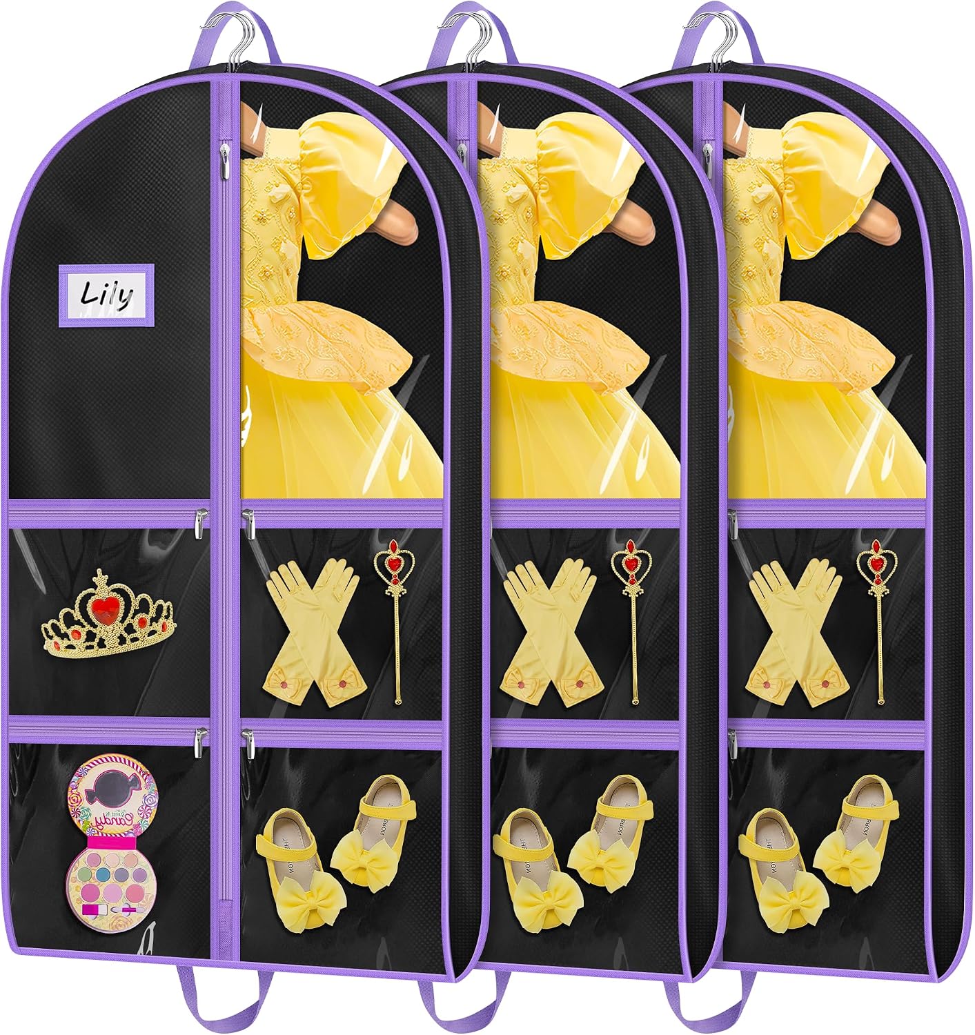 Bolsa ropa baile 40" con 4 bolsillos para niños y adultos