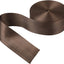 Correa nylon 1.5pulg bricolaje al aire libre 50yardas marrón