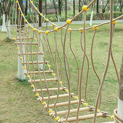 Puente de equilibrio para niños de 3m madera maciza