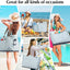 Bolsa playa XL con cremallera y enfriador plegable