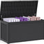 Caja almacenamiento exterior 260gal resina impermeable