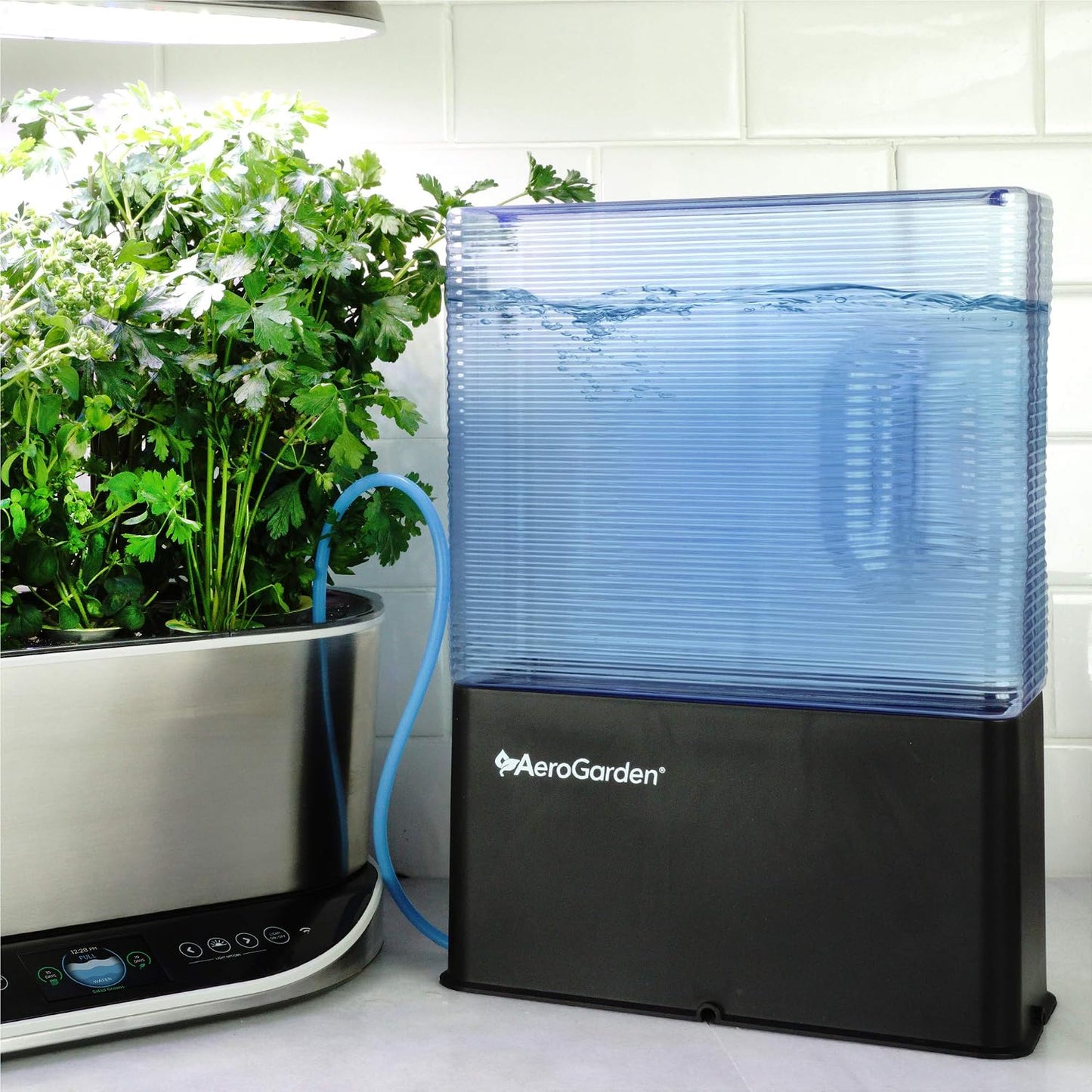 Sistema riego jardín AeroVoir transparente