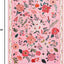 Alfombra floral rosa dormitorio niña 3x5 antiderrap