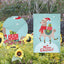 Banderas jardín tela llama Navidad 12x18" poliéster