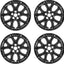 Fundas rueda Jeep Cherokee 14-18 17" 4 Pzas negras