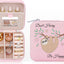 Caja joyas perezoso para mujer regalo viaje