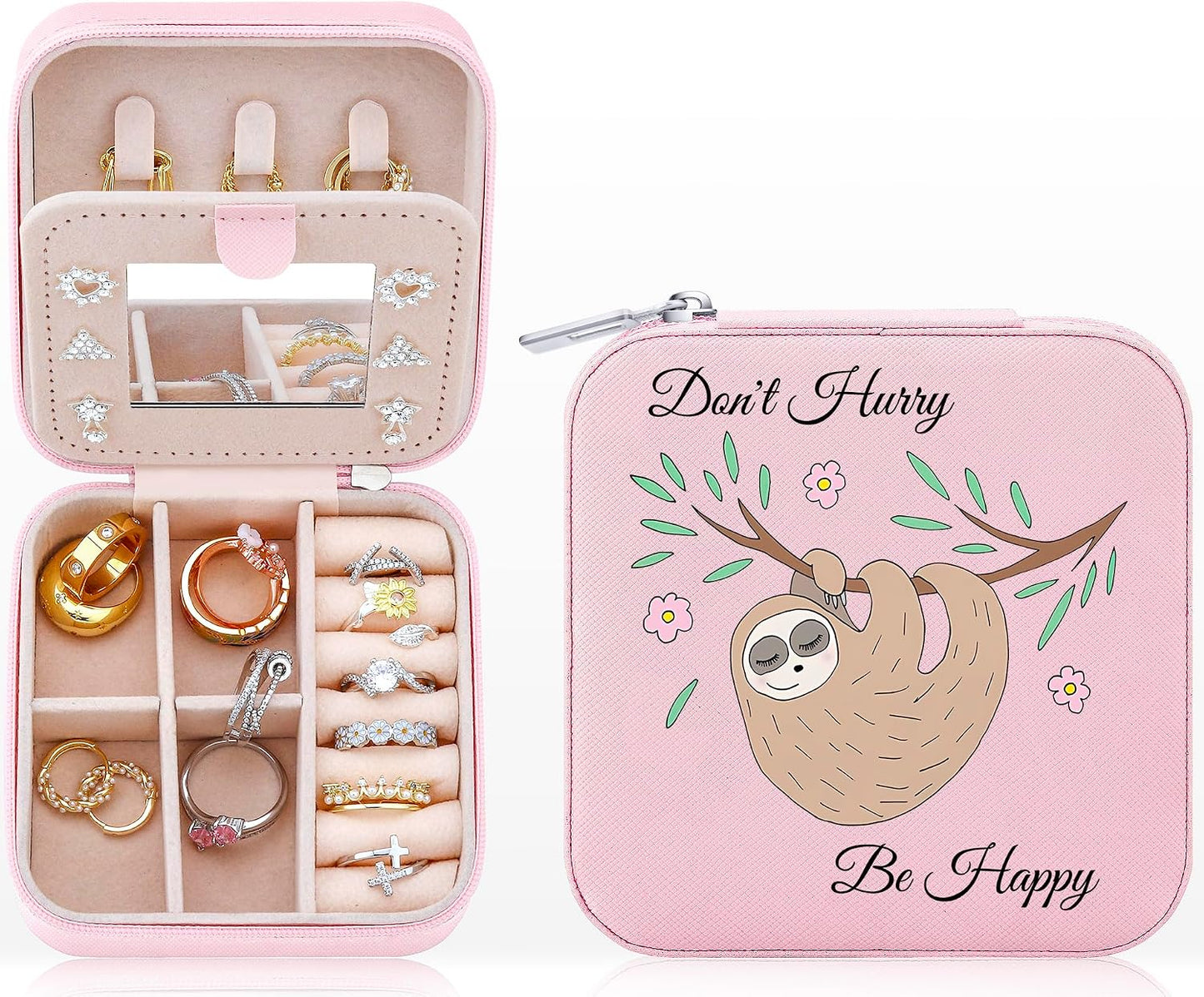 Caja joyas perezoso para mujer regalo viaje