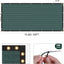 Malla resistente verde 4x50ft con 100 correas valla