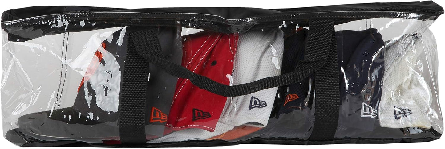 Estuche 24 tapas 23x6x8" plástico transparente