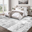 Alfombra interior gris 6x9pulg antiderrap lavable