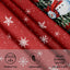 Mantel navideño 60pulg poliéster con muñeco y reno