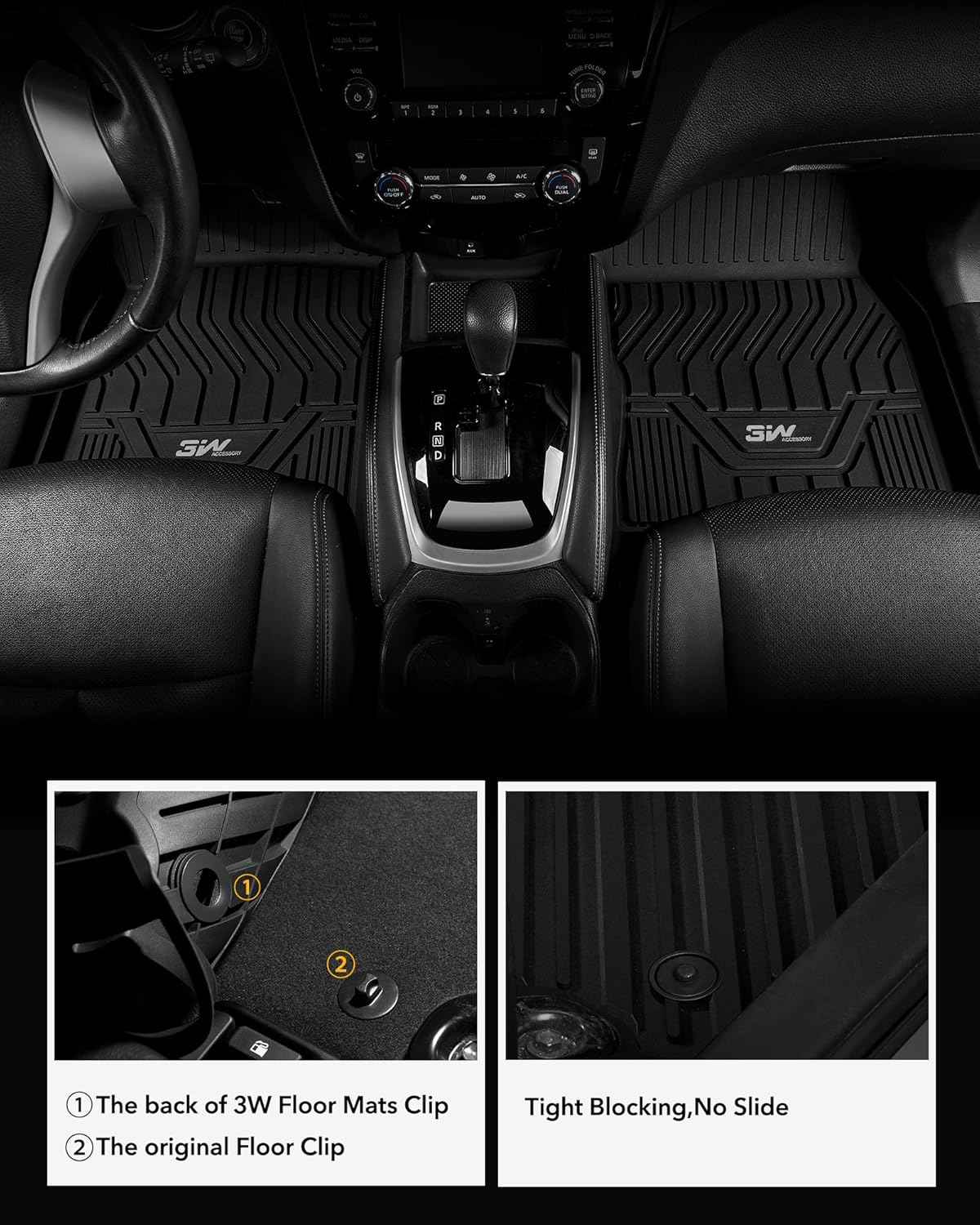 Alfombrillas carga Nissan Rogue 2021-26 TPE personalizado