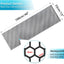Malla universal 40x13" para parachoques auto de aluminio