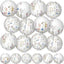 12 Faroles Papel Flores Silvestres 8pulg Colgantes Decoración
