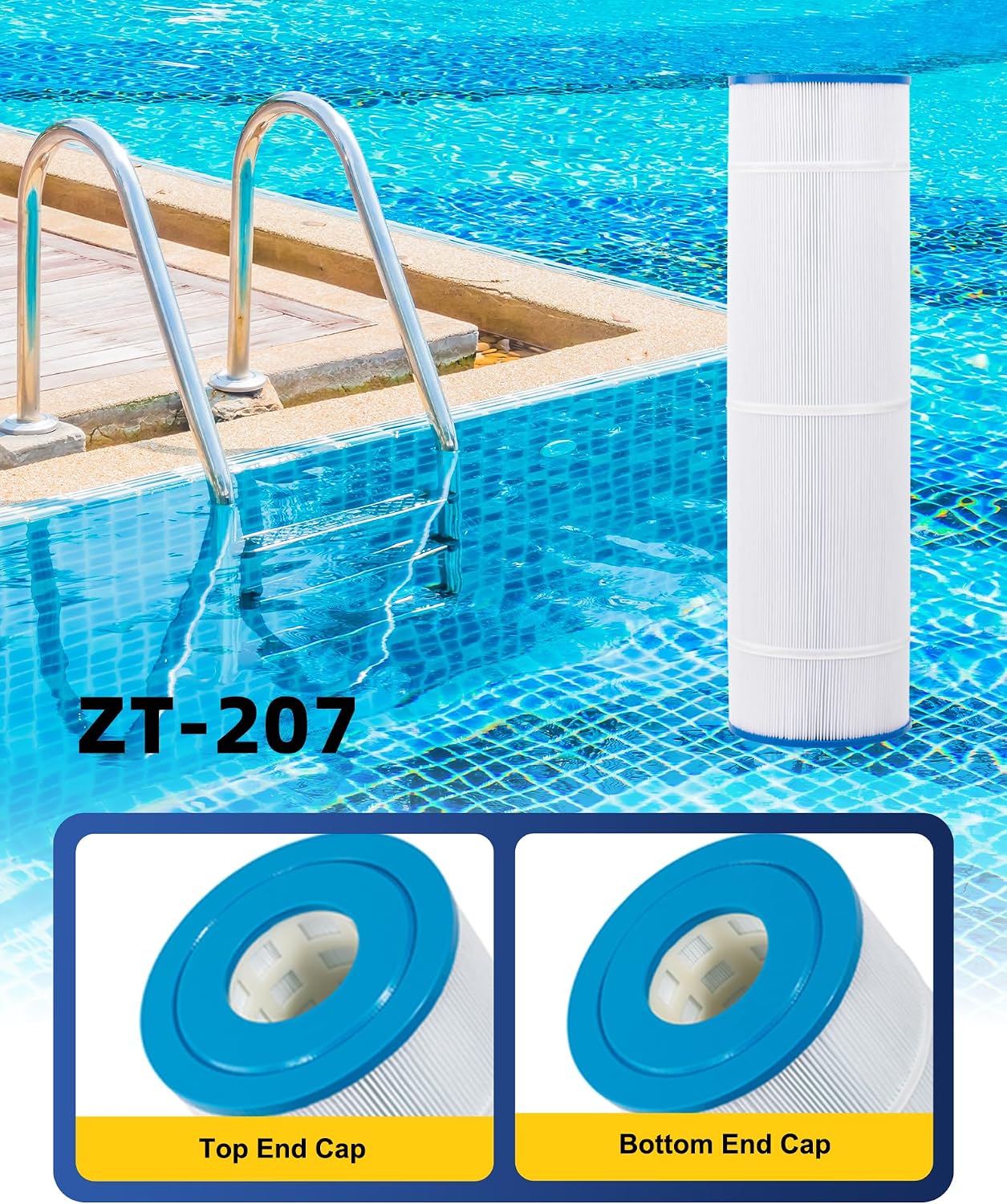Cartucho filtro piscina 4 Pzas Unicel C-7488